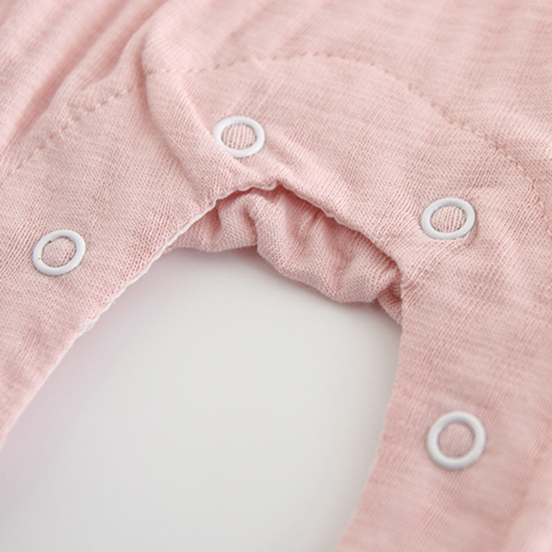 Sweet Embroidered Baby Jumpsuit