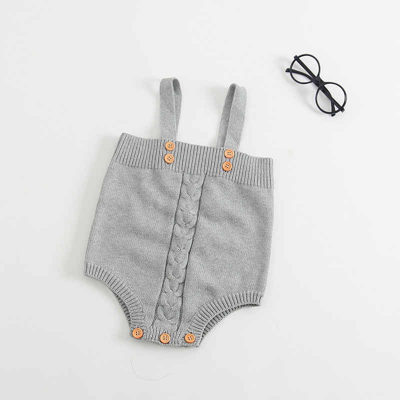 Hand-Knitted Baby Onesie
