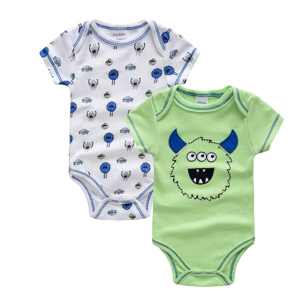Sleeveless Cotton Baby Romper