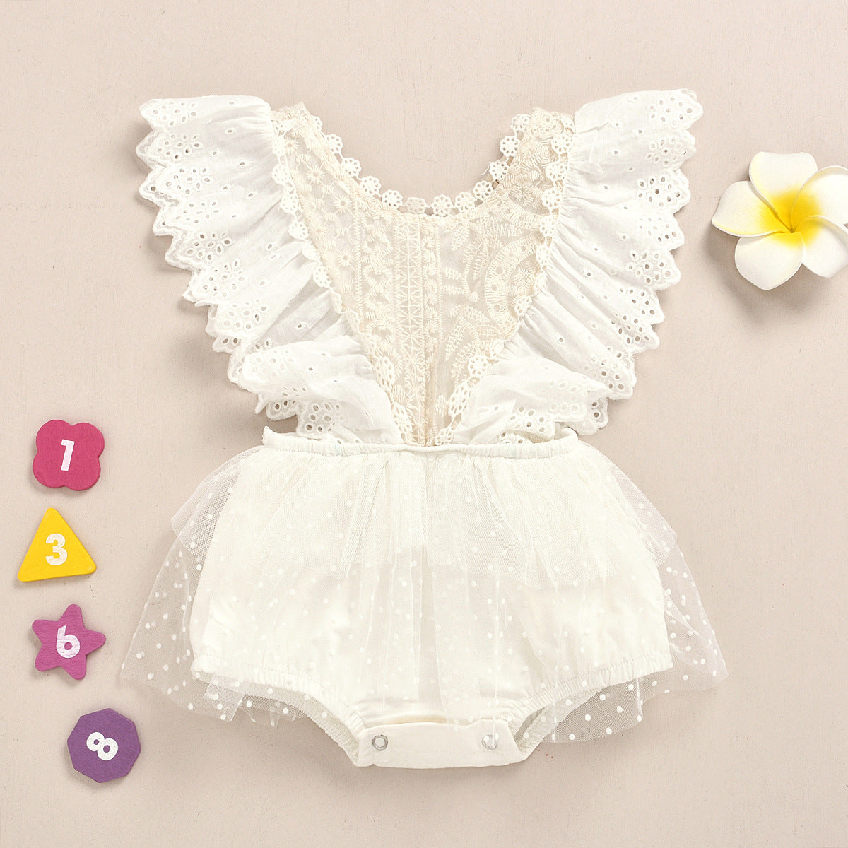 Delicate Lace Baby Jumpsuit