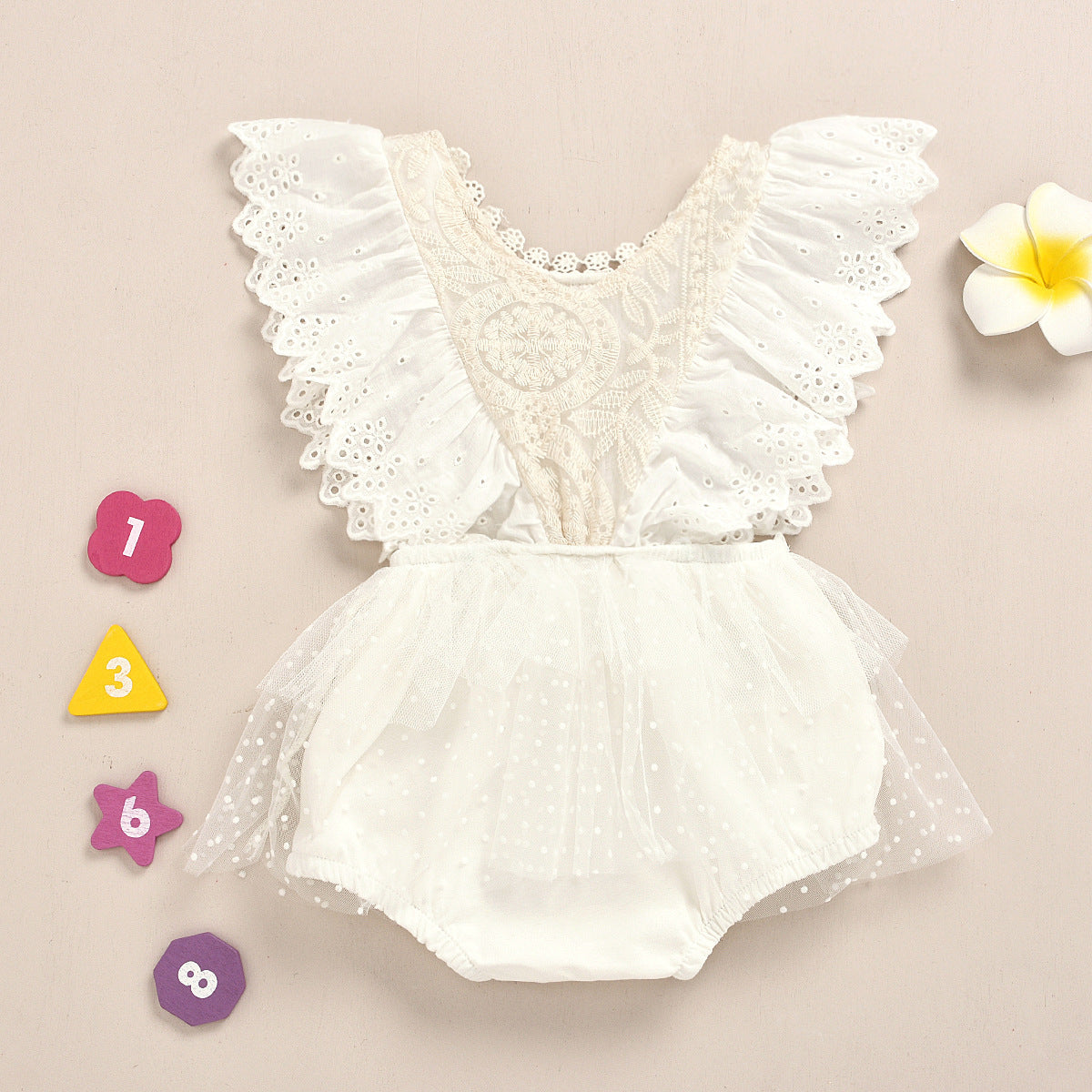 Delicate Lace Baby Jumpsuit
