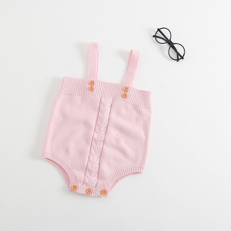 Hand-Knitted Baby Onesie